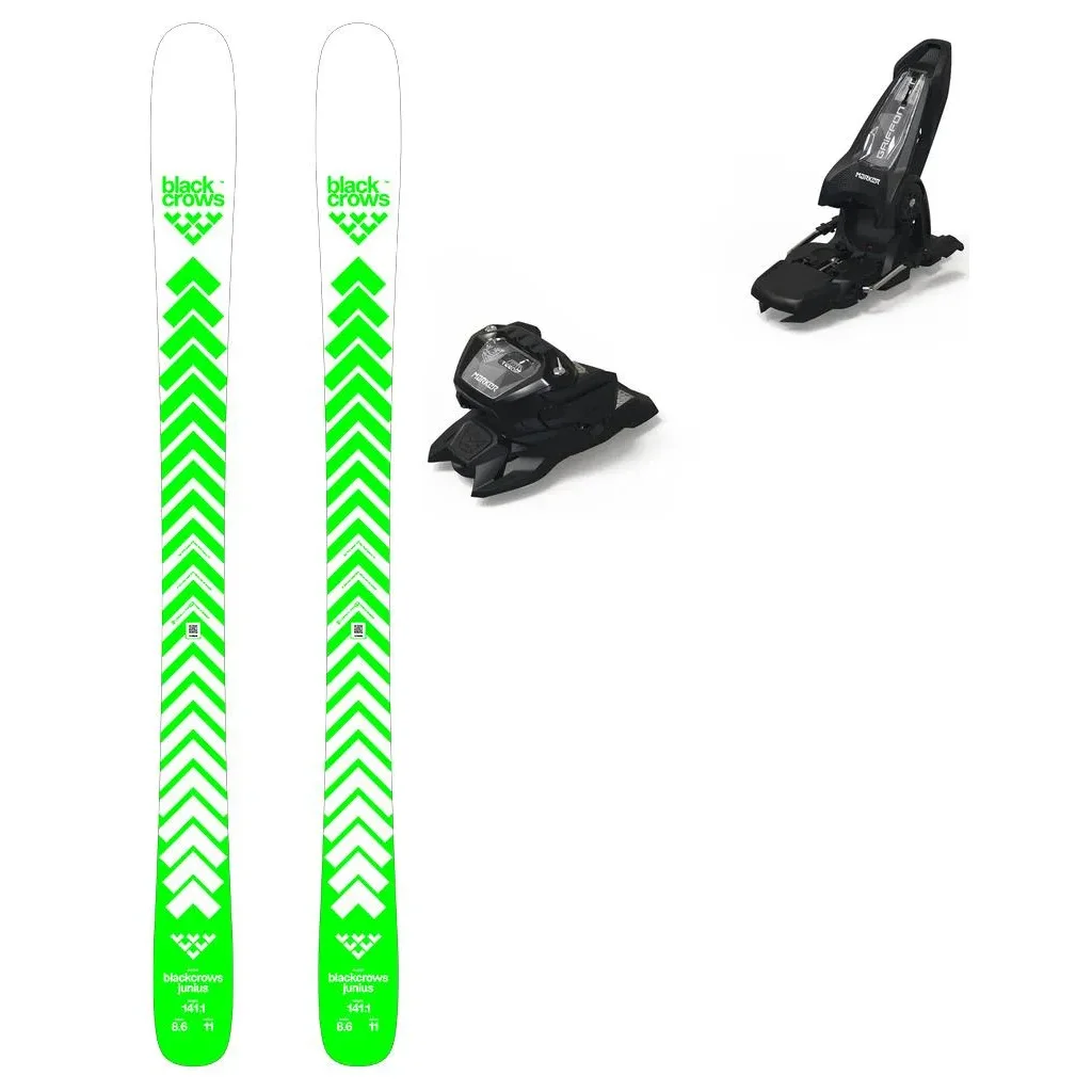 BLACK CROWS Junius /green + Fix MARKER Griffon 13 ID /black