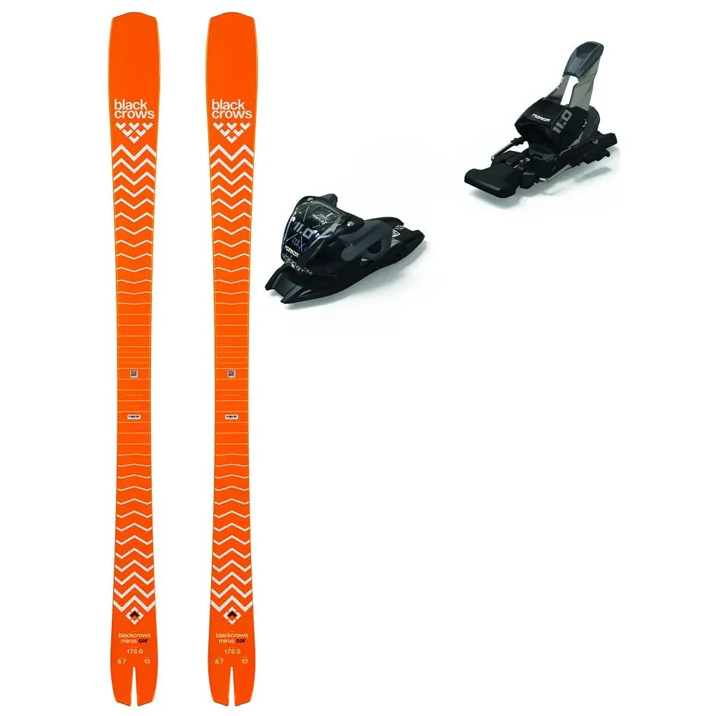 BLACK CROWS Mirus Cor /orange + Fix MARKER 11.0 TP /noir anthracite