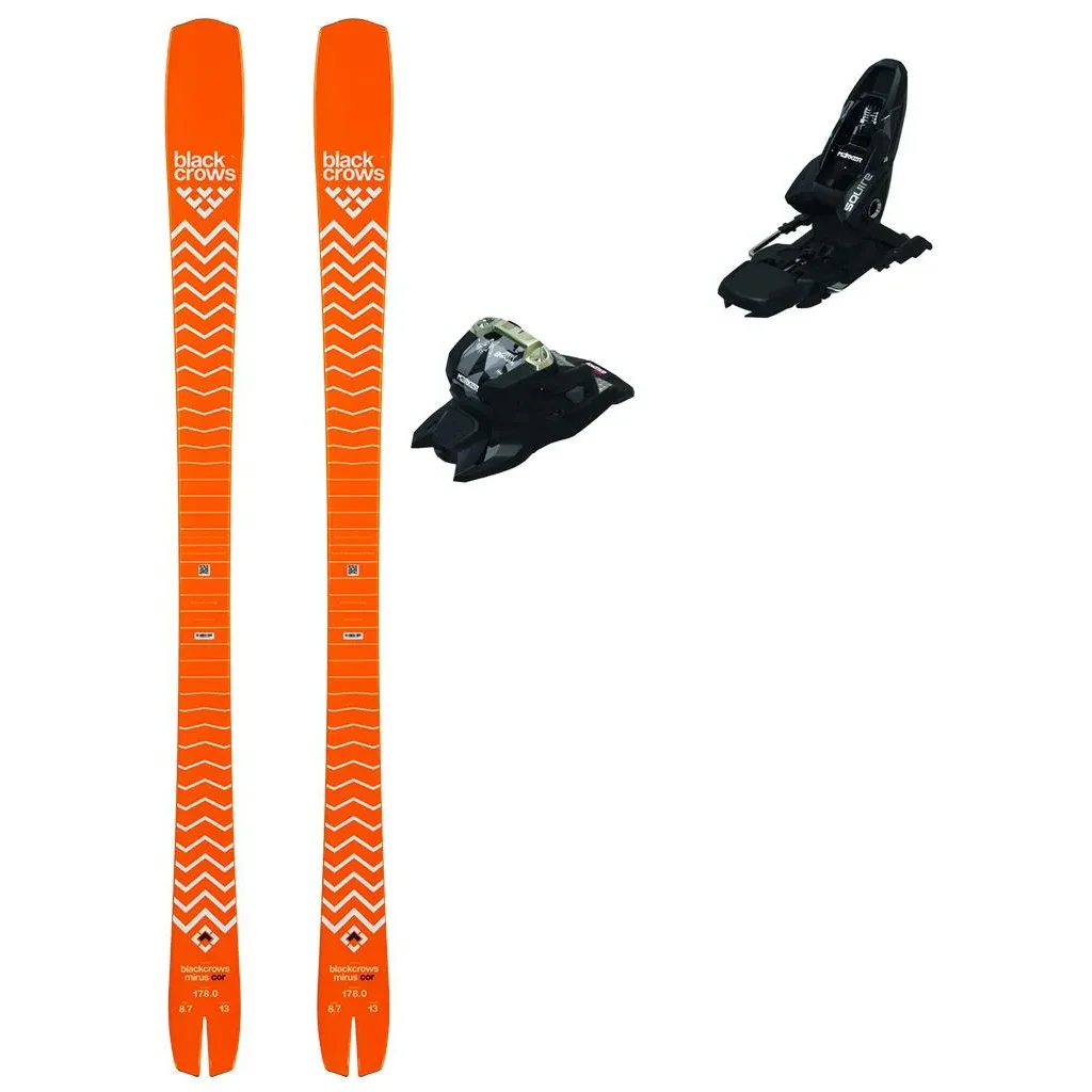 BLACK CROWS Mirus Cor /orange + Fix MARKER Squire 11 /black