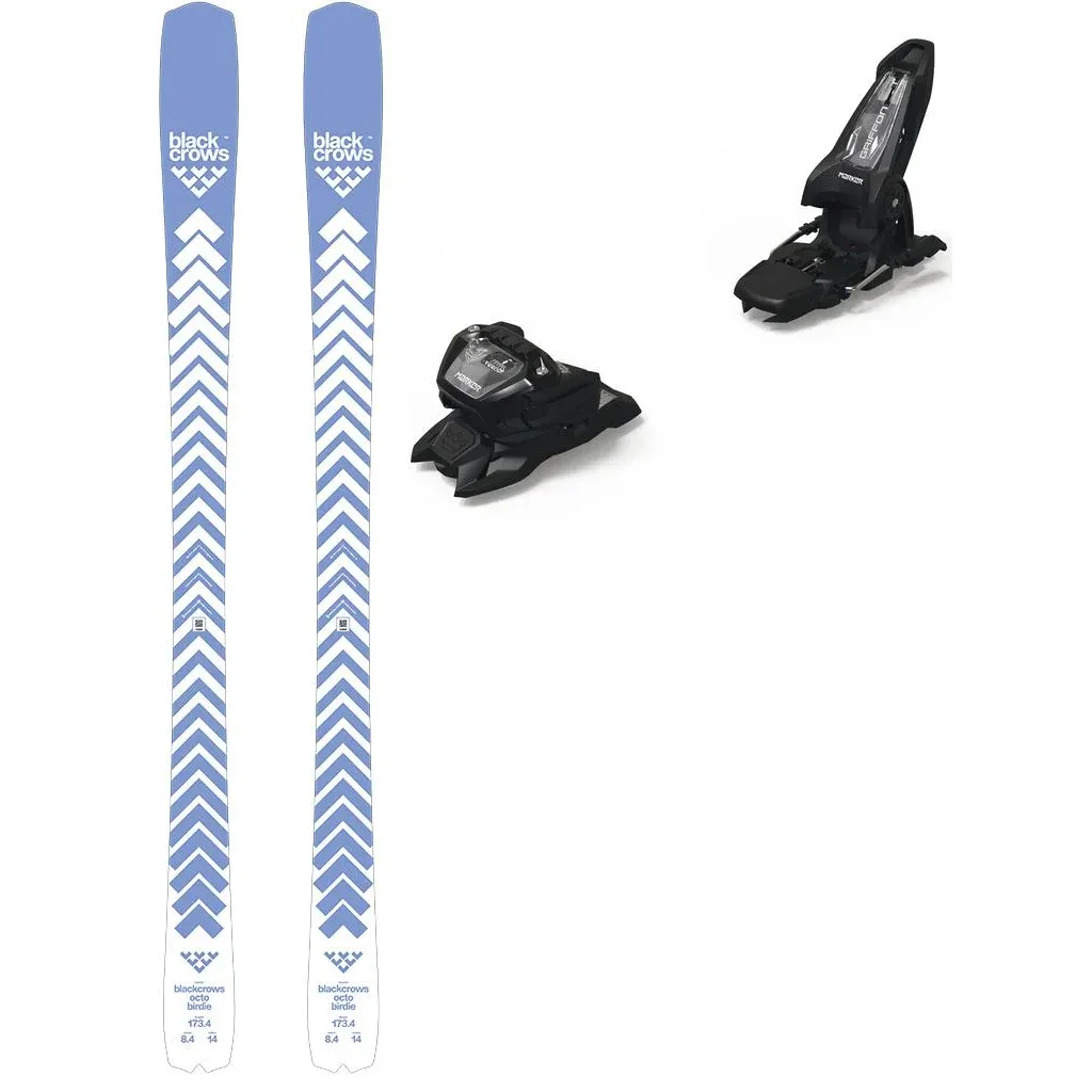 BLACK CROWS Octo Birdie /clair bleu + Fix MARKER Griffon 13 ID /noir