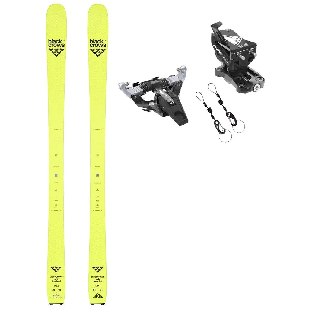 BLACK CROWS Orb Freebird /jaune + Fix DYNAFIT Speed Turn /noir argent