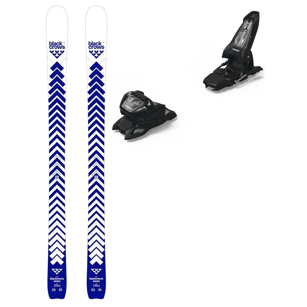 BLACK CROWS Serpo /blue + Fix MARKER Griffon 13 ID /black