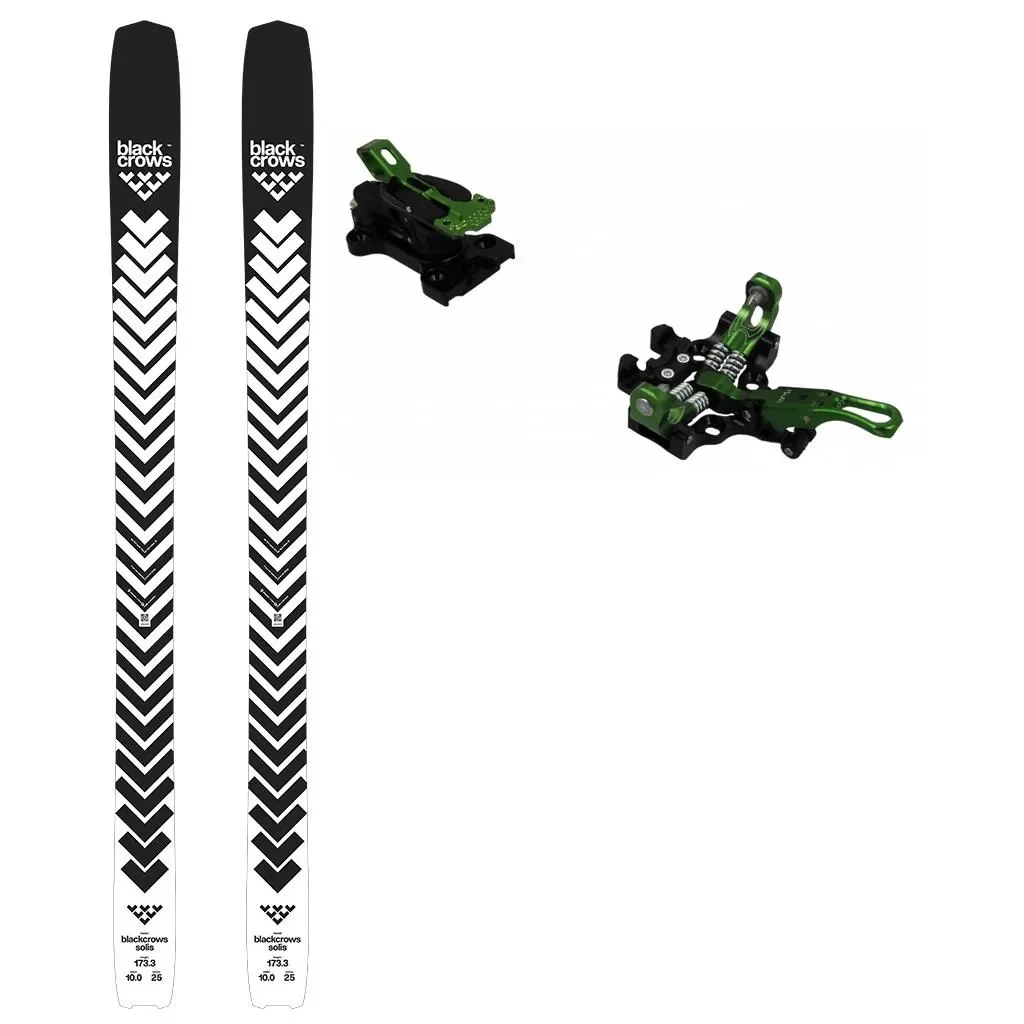 BLACK CROWS Solis /grey + Fix PLUM Serak 8 /vert