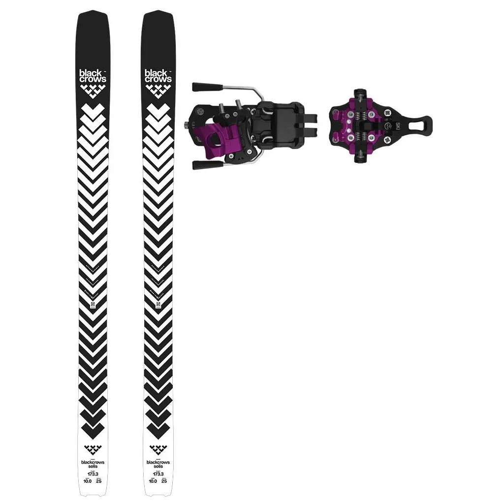 BLACK CROWS Solis /gris + Fix PLUM Summit 7 Stopper