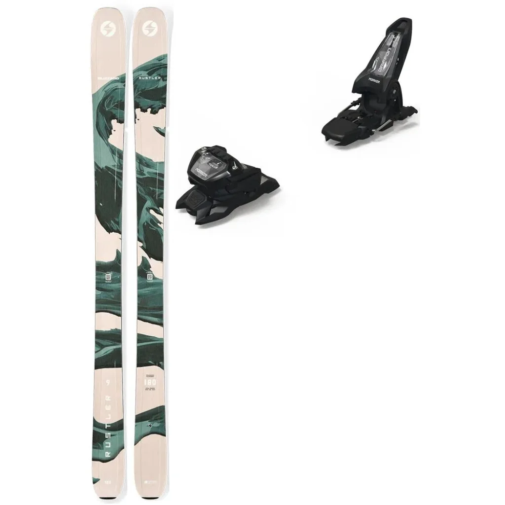 BLIZZARD Rustler 9 /sand vert + Fix MARKER Griffon 13 ID /noir