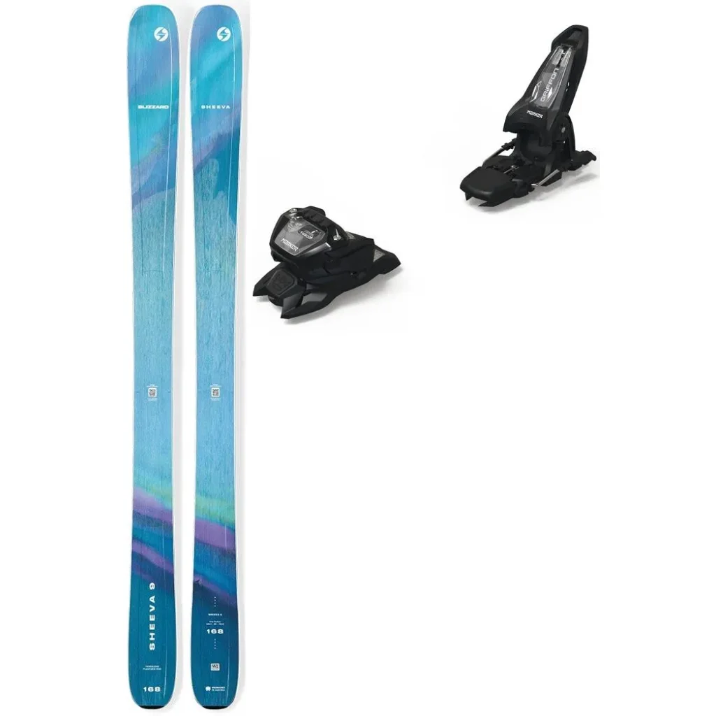 BLIZZARD Sheeva 9 /blue teal + Fix MARKER Griffon 13 ID /black