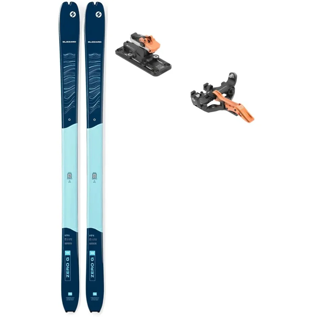 BLIZZARD Zero G 088 W /cold ice + Fix ATK Kuluar 10 Superlight /orange