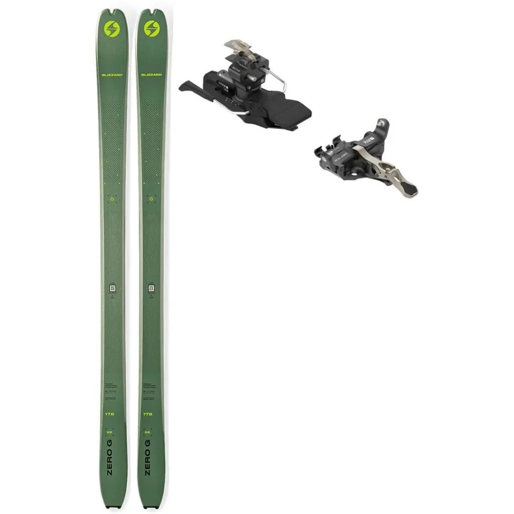 BLIZZARD Zero G 88 /vert + Fix ATK Crest 10 /freins 97 mm /foncé bronze