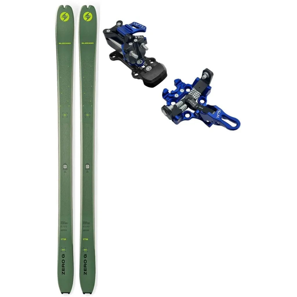 BLIZZARD Zero G 88 /vert + Fix PLUM Pika /bleu