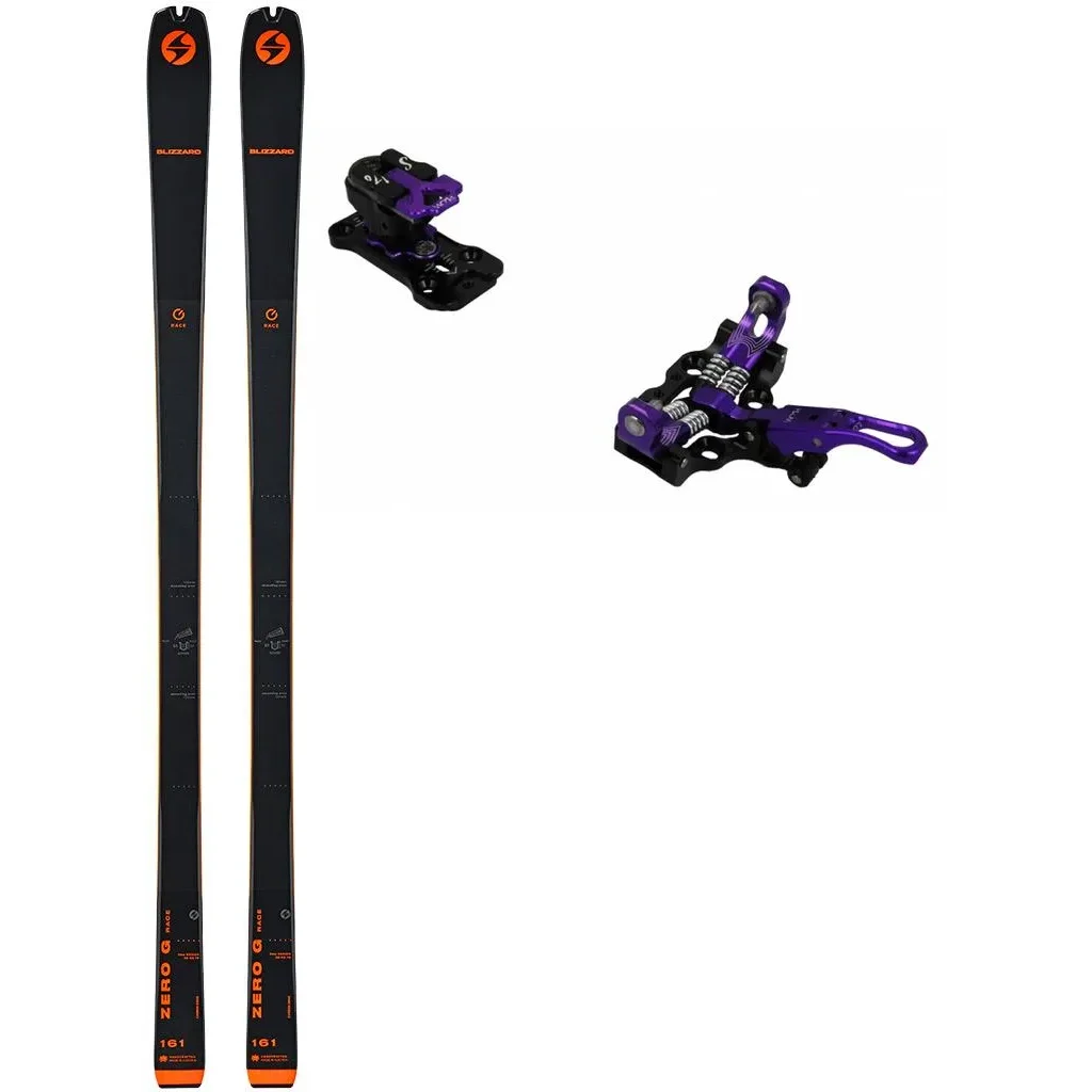 BLIZZARD Zero G Race /black + Fix PLUM S170 /violet