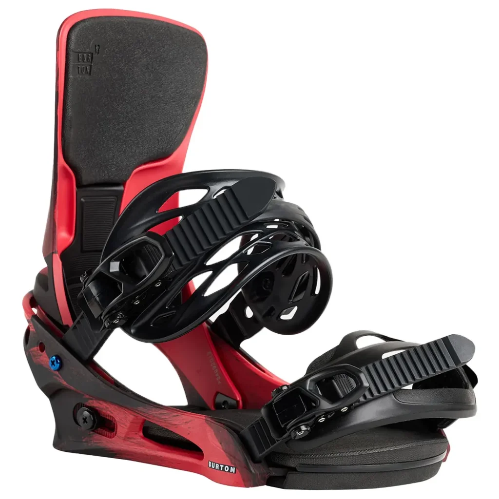BURTON Cartel X /noir rouge 2025-2026 Fixations Snowboard
