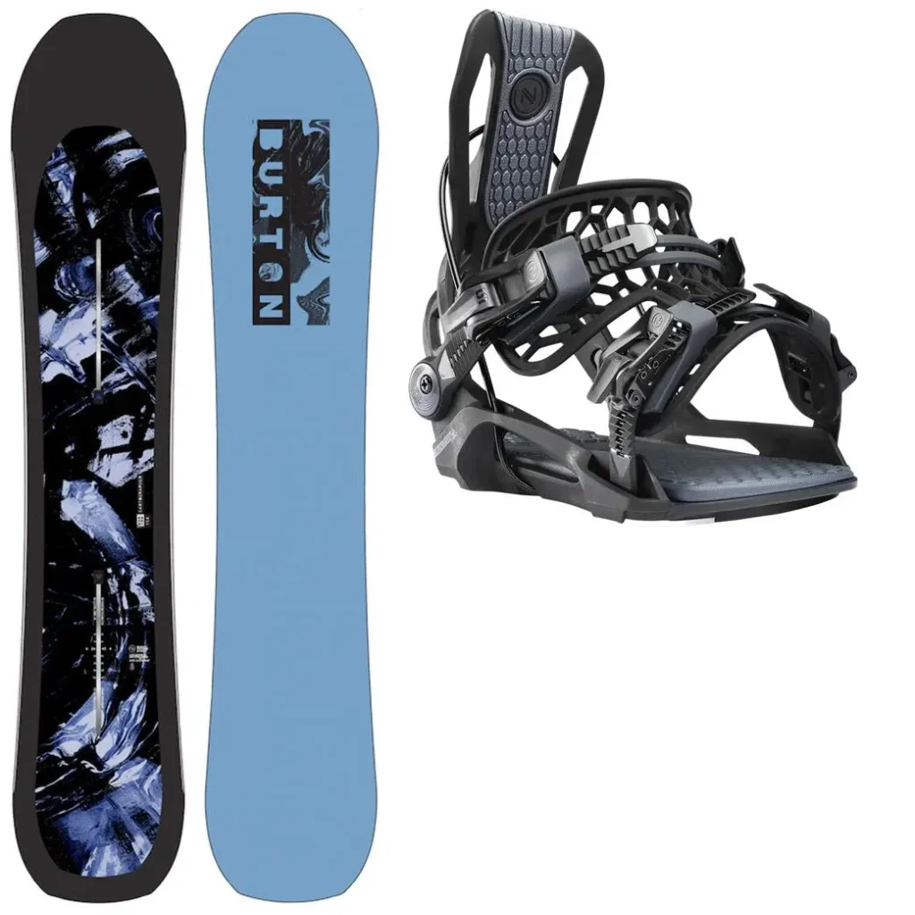 BURTON Cartographer + Fix NIDECKER Flow Fenix /noir