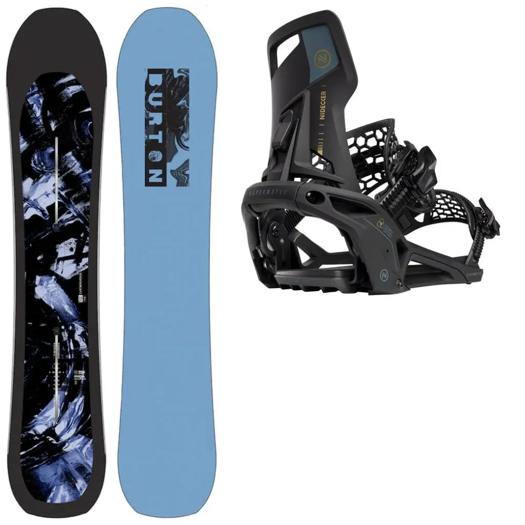 BURTON Cartographer + Fix NIDECKER OG Supermatic /noir