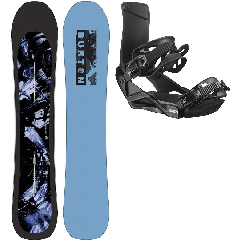 BURTON Cartographer + Fix SALOMON Rhythm /noir