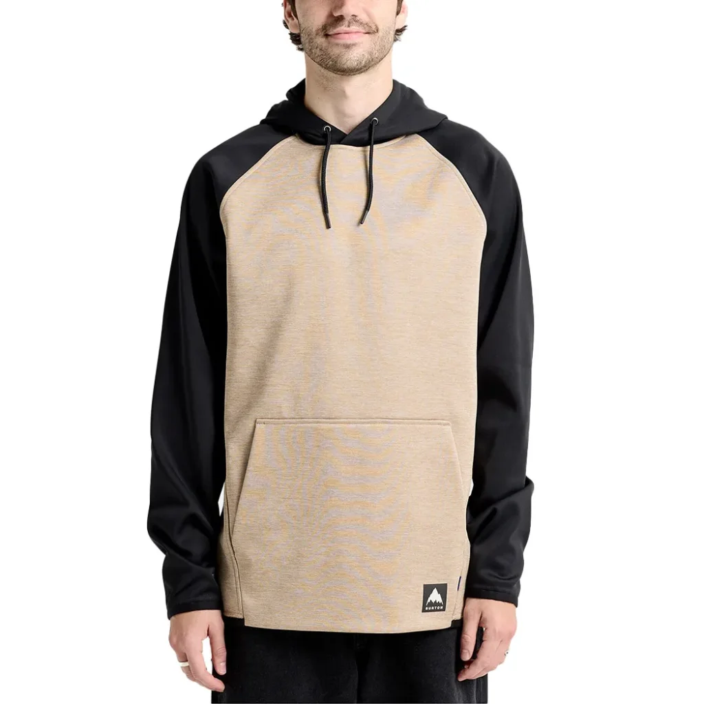 BURTON Crown Weatherproof Pullover Fleece /sumit taupe heather true black
