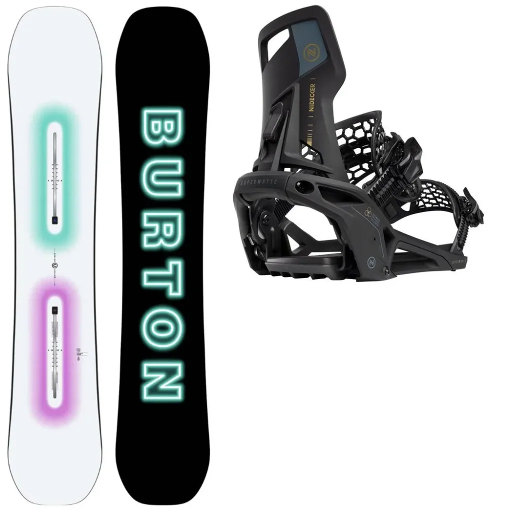 BURTON Custom Glow + Fix NIDECKER OG Supermatic /noir
