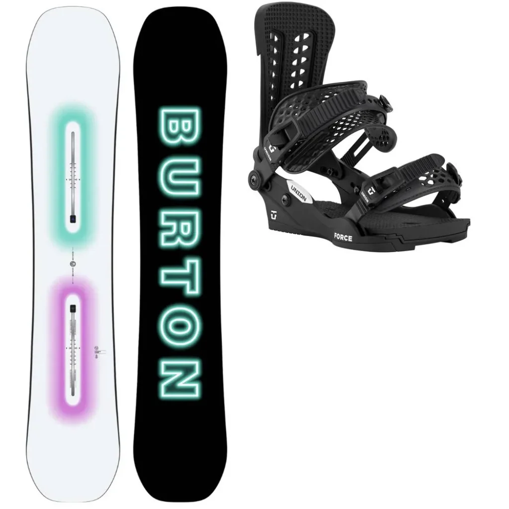 BURTON Custom Glow + Fix UNION Force Classic /black