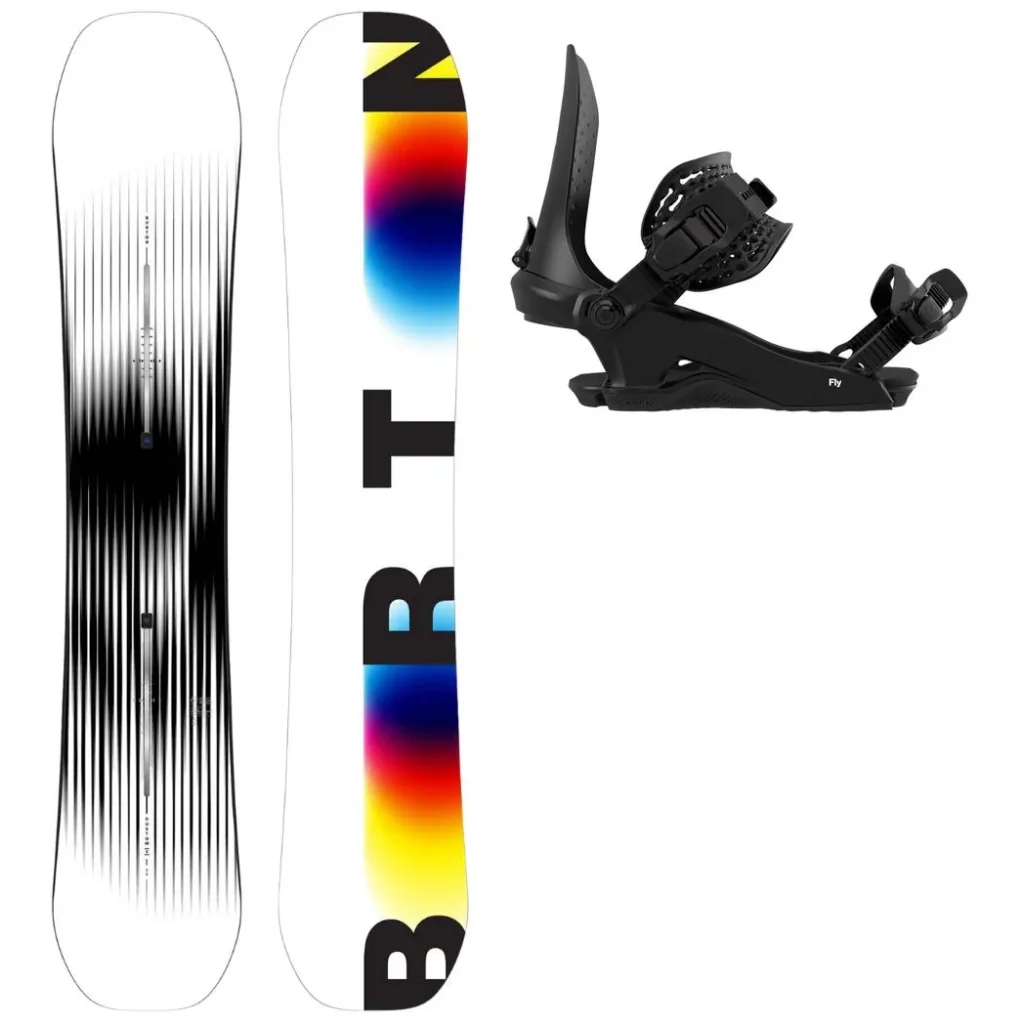 BURTON Custom X + Fix BATALEON Fly Hw /noir
