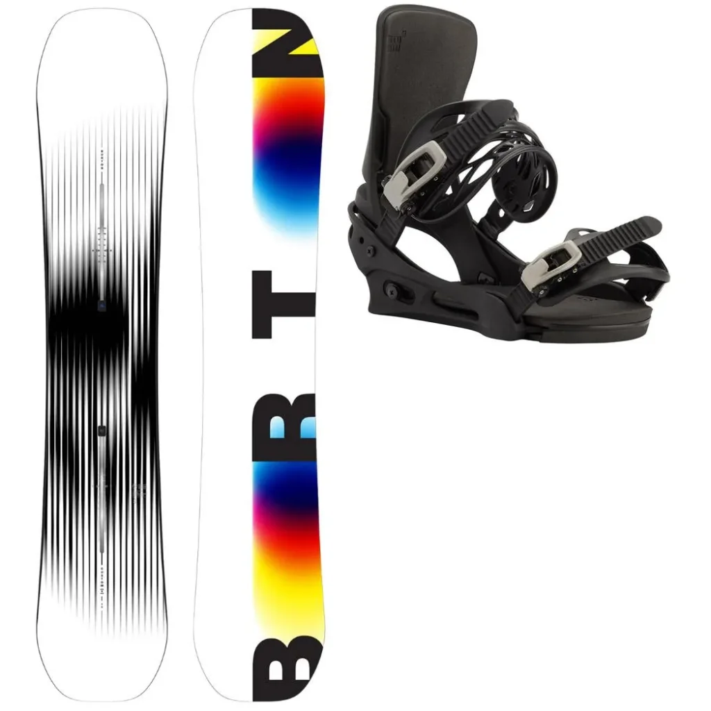 BURTON Custom X + Fix BURTON Cartel /black