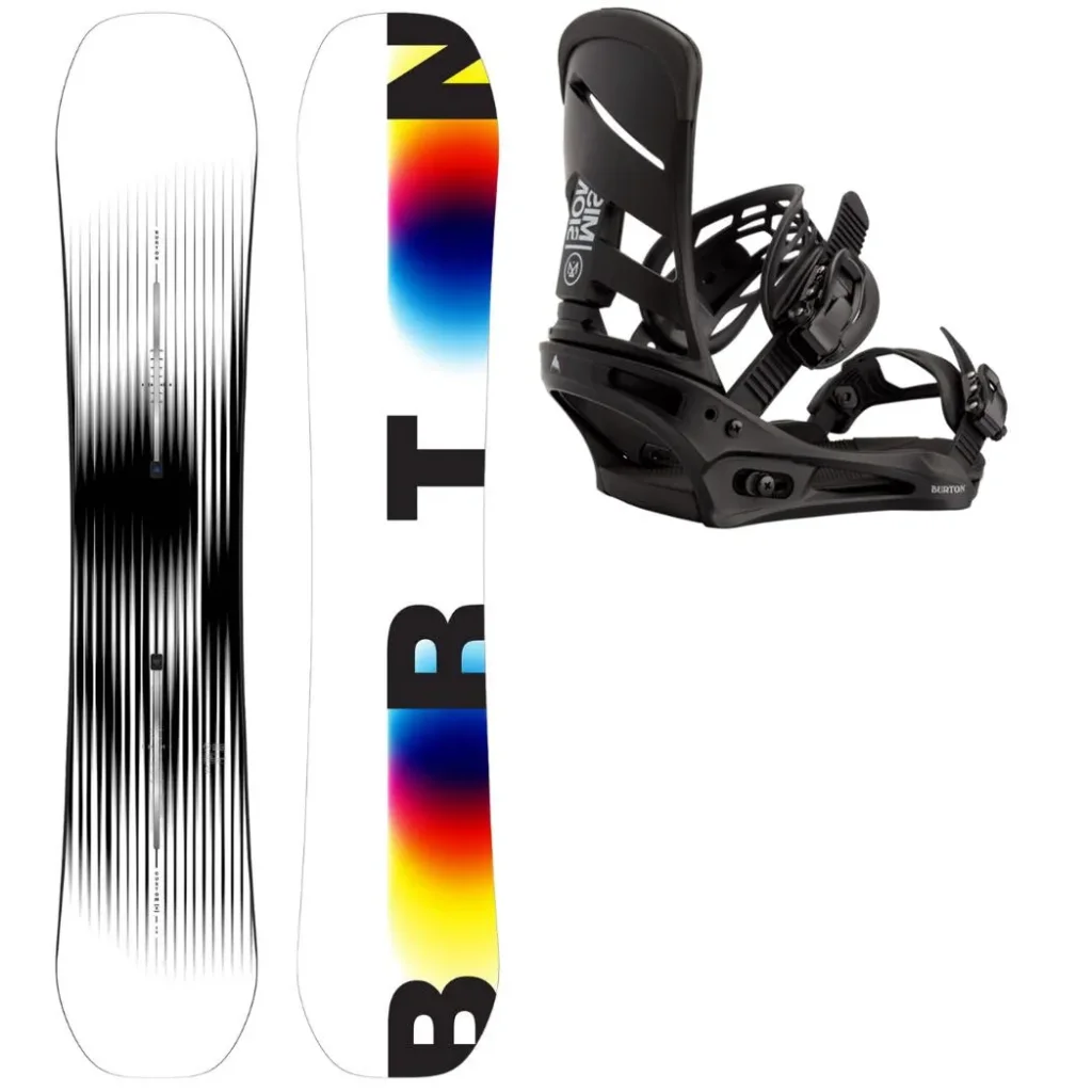 BURTON Custom X + Fix BURTON Mission /black
