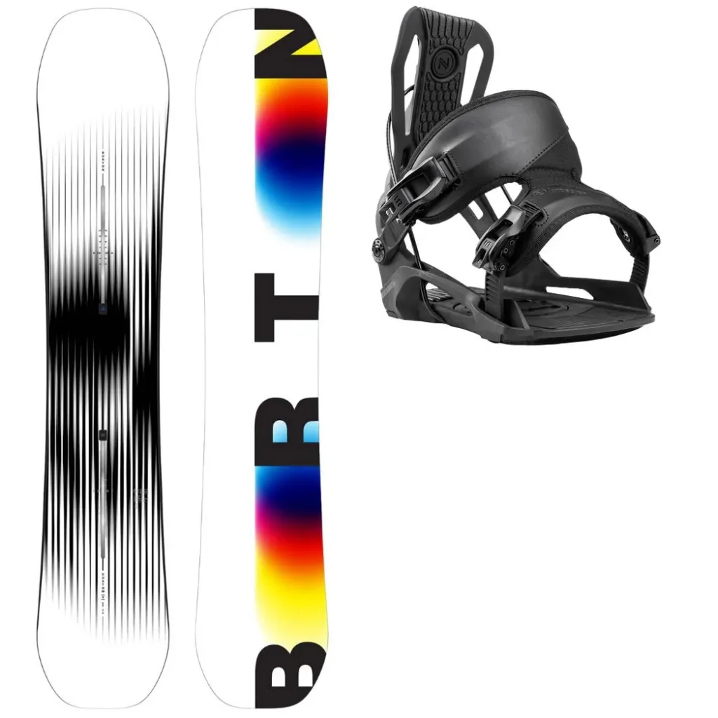 BURTON Custom X + Fix NIDECKER Flow Nexus /black