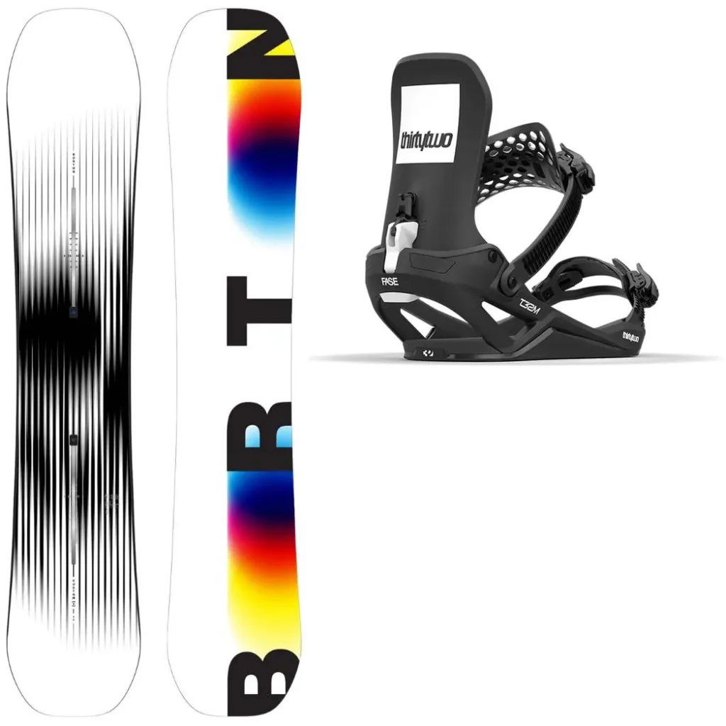 BURTON Custom X + Fix THIRTYTWO T32M Fase /black