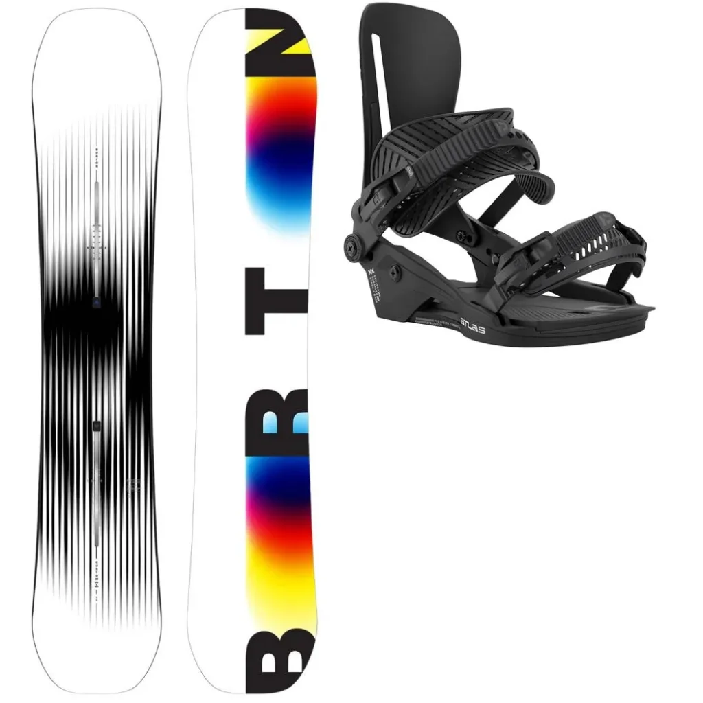 BURTON Custom X + Fix UNION Atlas /noir