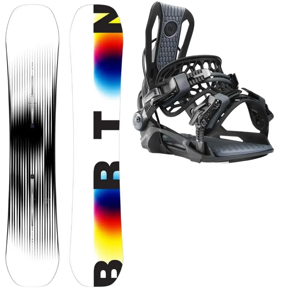 BURTON Custom X Wide + Fix NIDECKER Flow Fenix /black