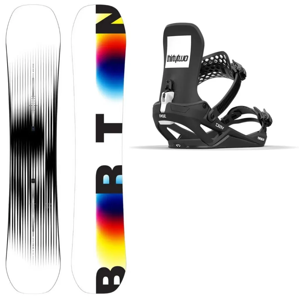 BURTON Custom X Wide + Fix THIRTYTWO T32M Fase /black