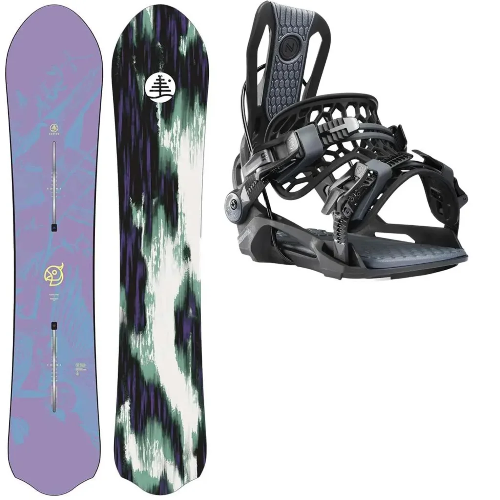 BURTON Family Tree Alekesam + Fix NIDECKER Flow Fenix /black