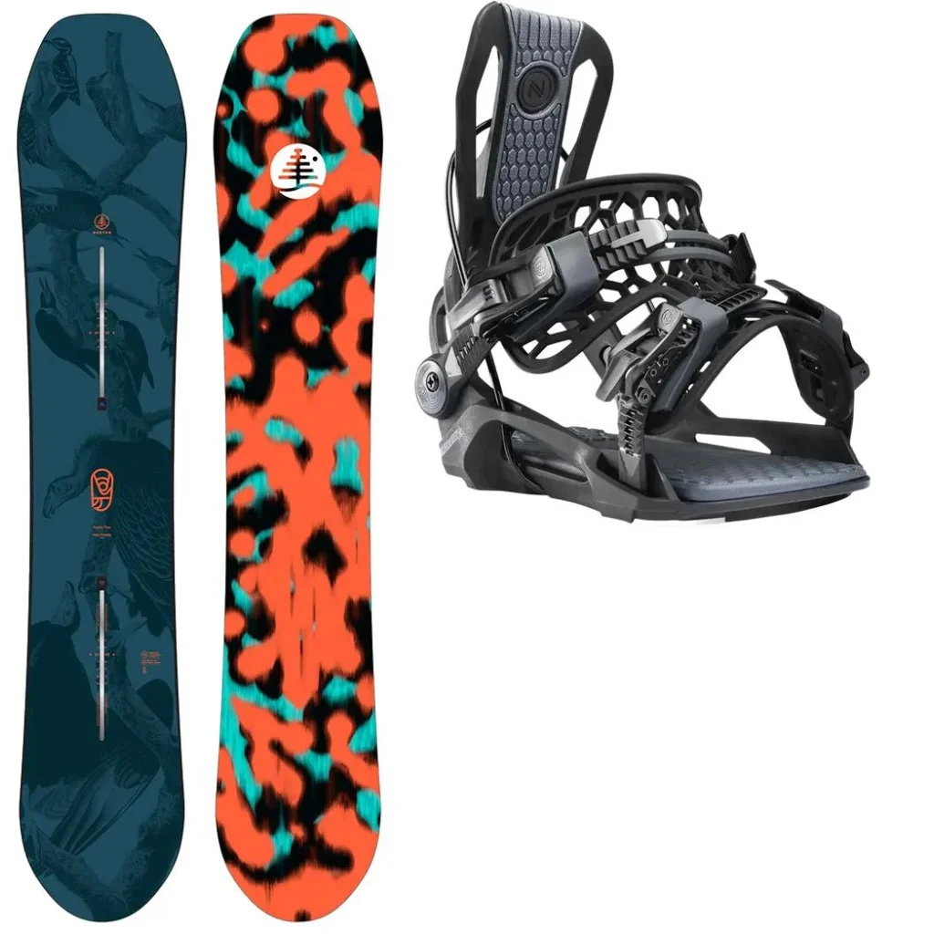 BURTON Family Tree High Fidelity + Fix NIDECKER Flow Fenix /noir