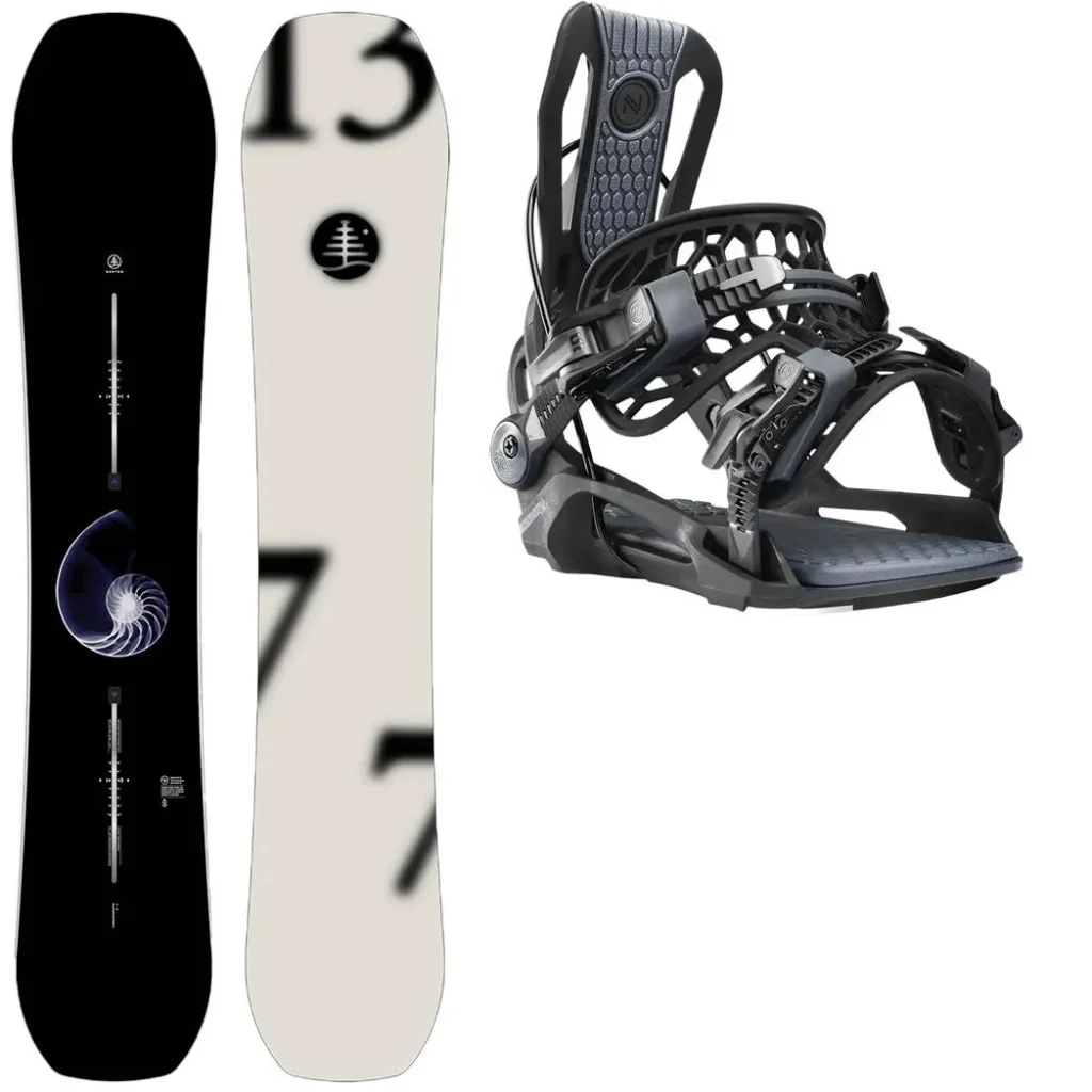 BURTON Family Tree Hometown Hero + Fix NIDECKER Flow Fenix /black