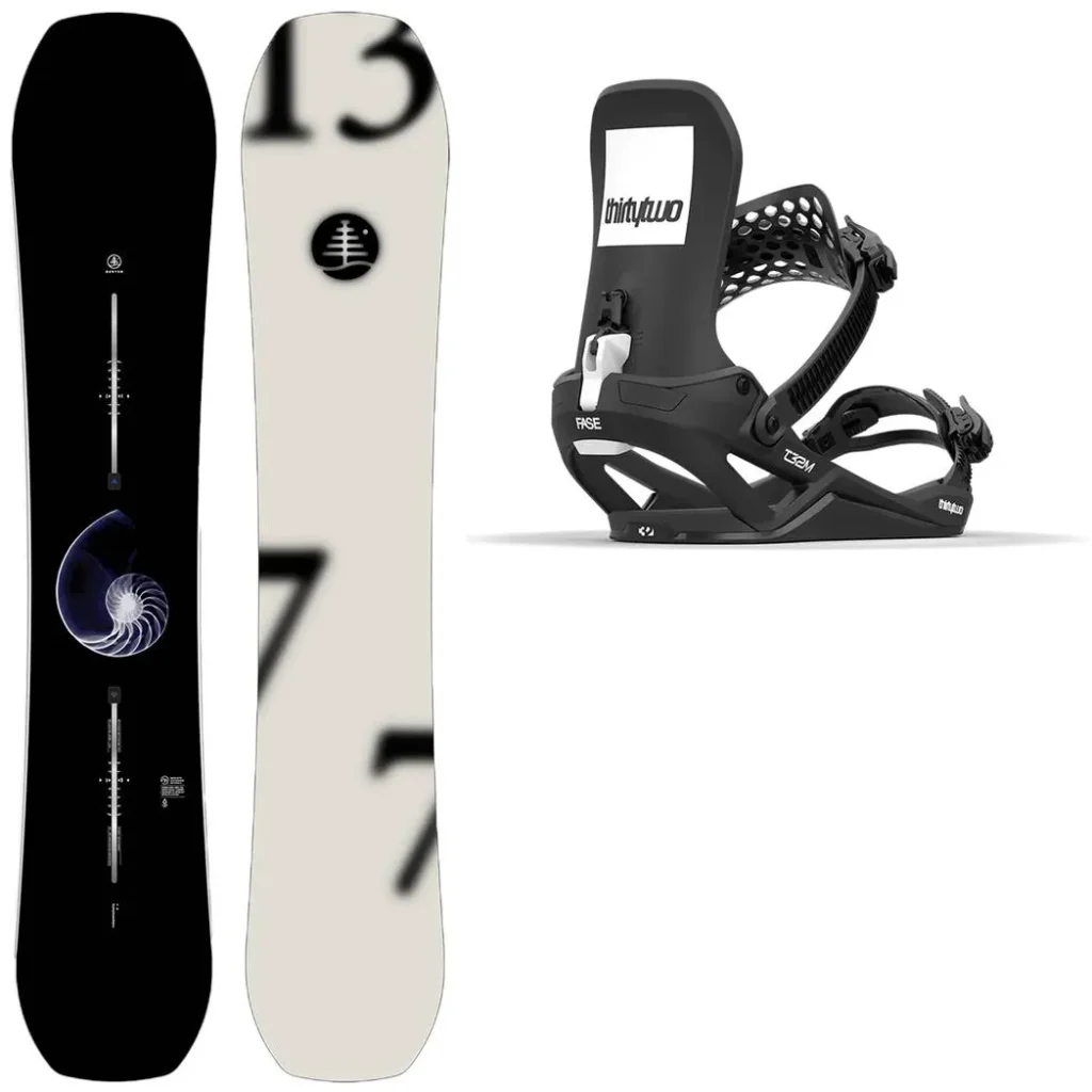 BURTON Family Tree Hometown Hero + Fix THIRTYTWO T32M Fase /black