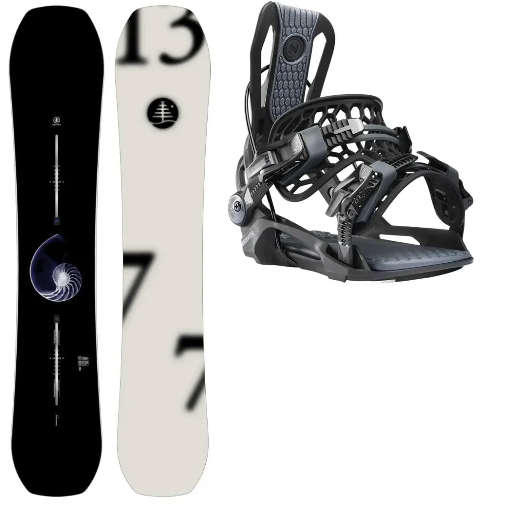 BURTON Family Tree Hometown Hero Wide + Fix NIDECKER Flow Fenix /black