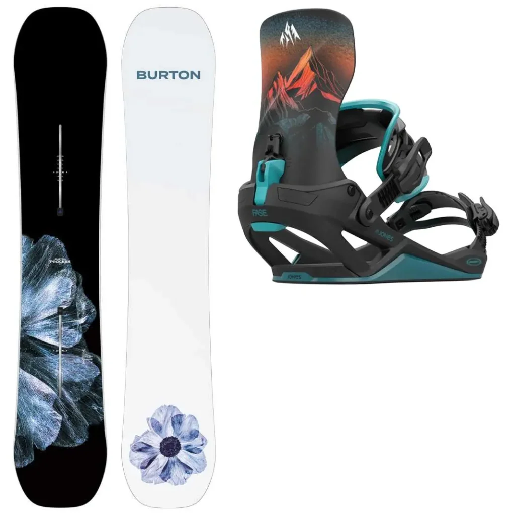 BURTON Process Wide + Fix JONES Mercury Fase Blue Art