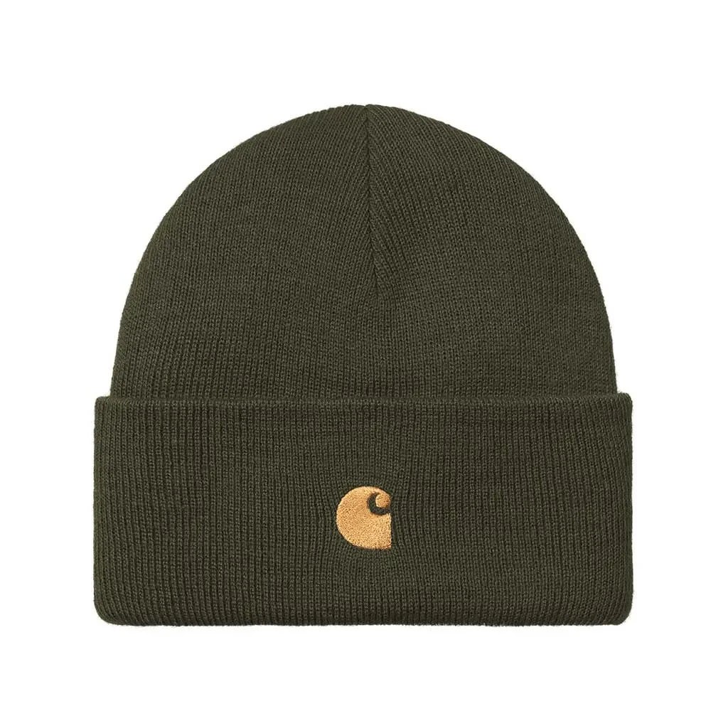 CARHARTT WIP Chase Beanie /olive gold