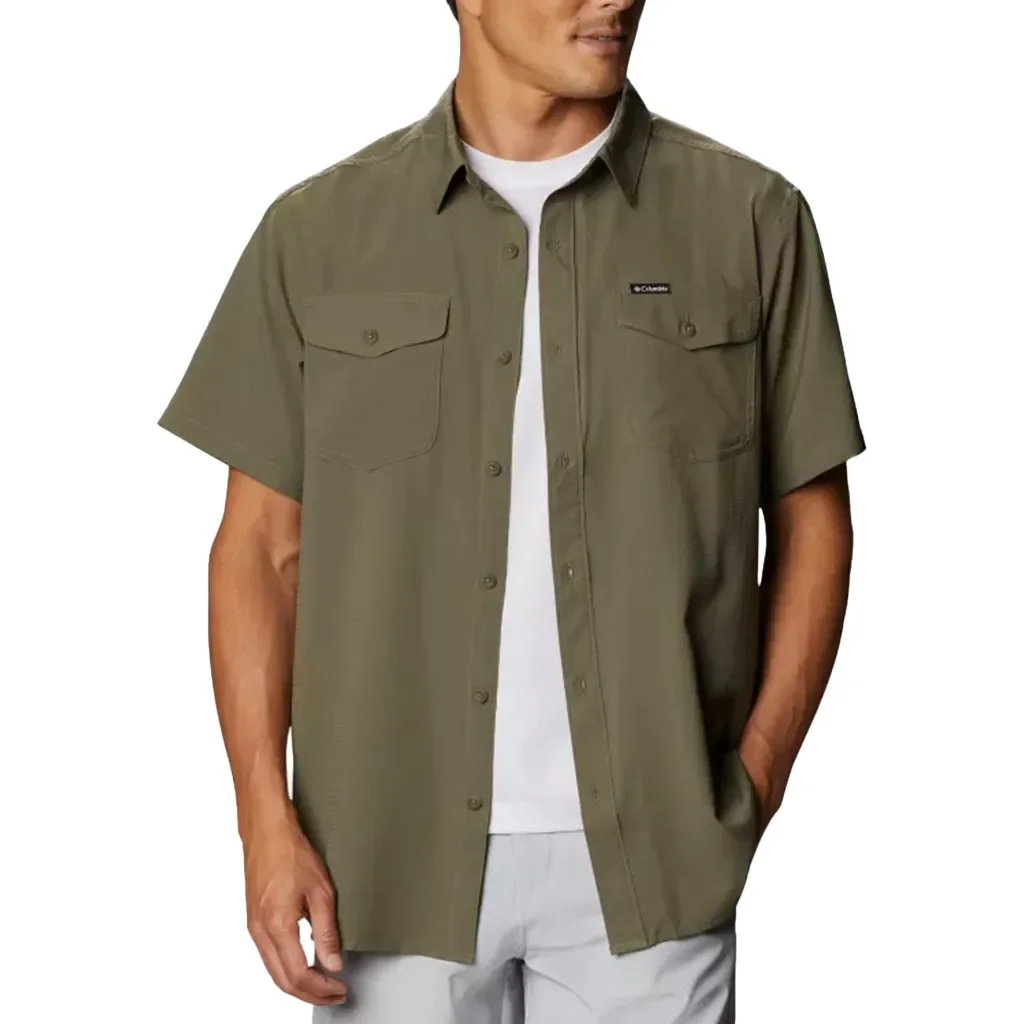 COLUMBIA Utilizer II Solid Short Sleeve Shirt /stone green