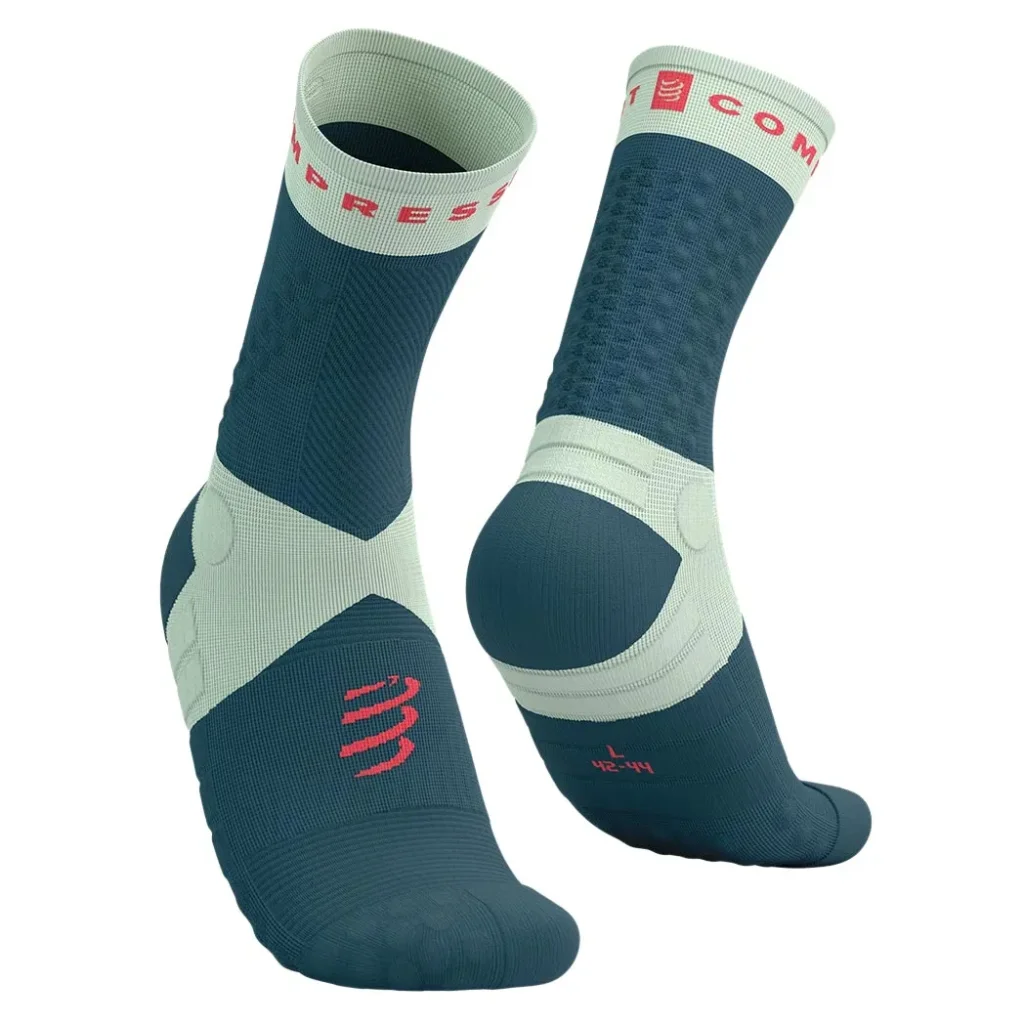 COMPRESSPORT Ultra Trail Socks /stargazer aqua fluo red