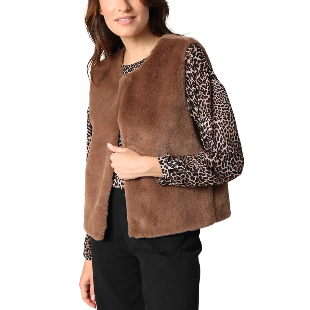 DEELUXE EST 74 Fuzzy Jacket /brown