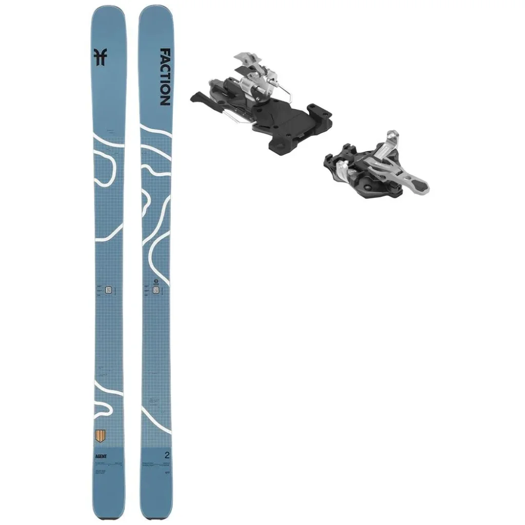FACTION Agent 2 /blue + Fix ATK Freeraider 15 Evo /Freins 102 mm /titanium