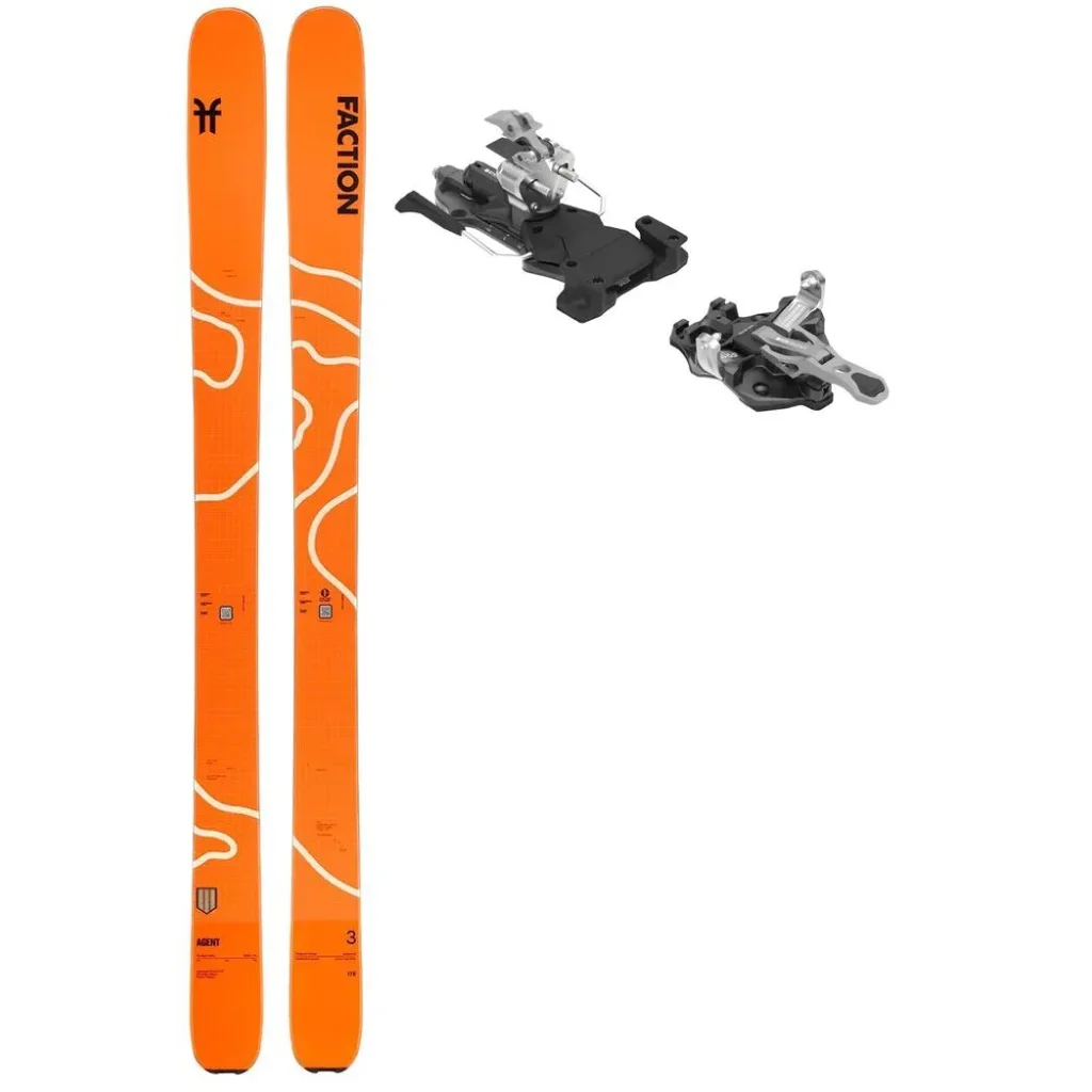 FACTION Agent 3 /orange + Fix ATK Freeraider 15 Evo /freins 108 mm /titanium