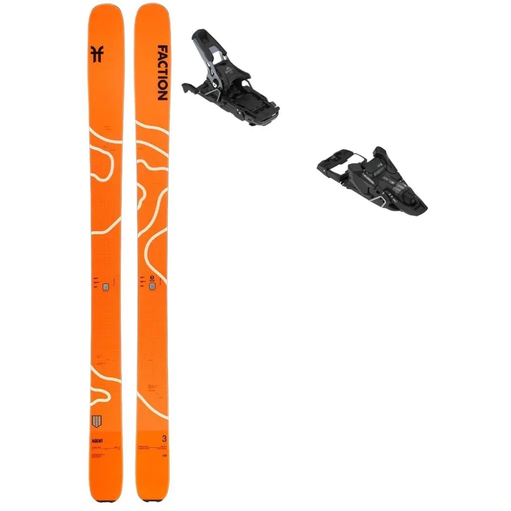 FACTION Agent 3 /orange + Fix SALOMON S/lab shift² 13 multinorm /noir argent met