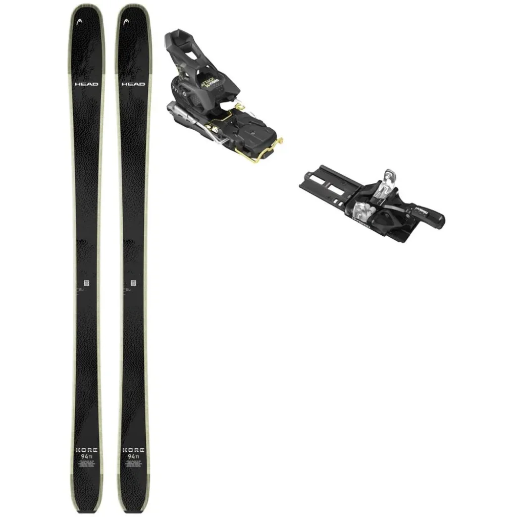 HEAD Kore 94 Ti + Fix TYROLIA Attack Hybrid 14 Mn /frein 110mm