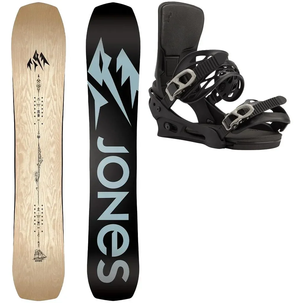 JONES Flagship Wide + Fix BURTON Cartel X /black
