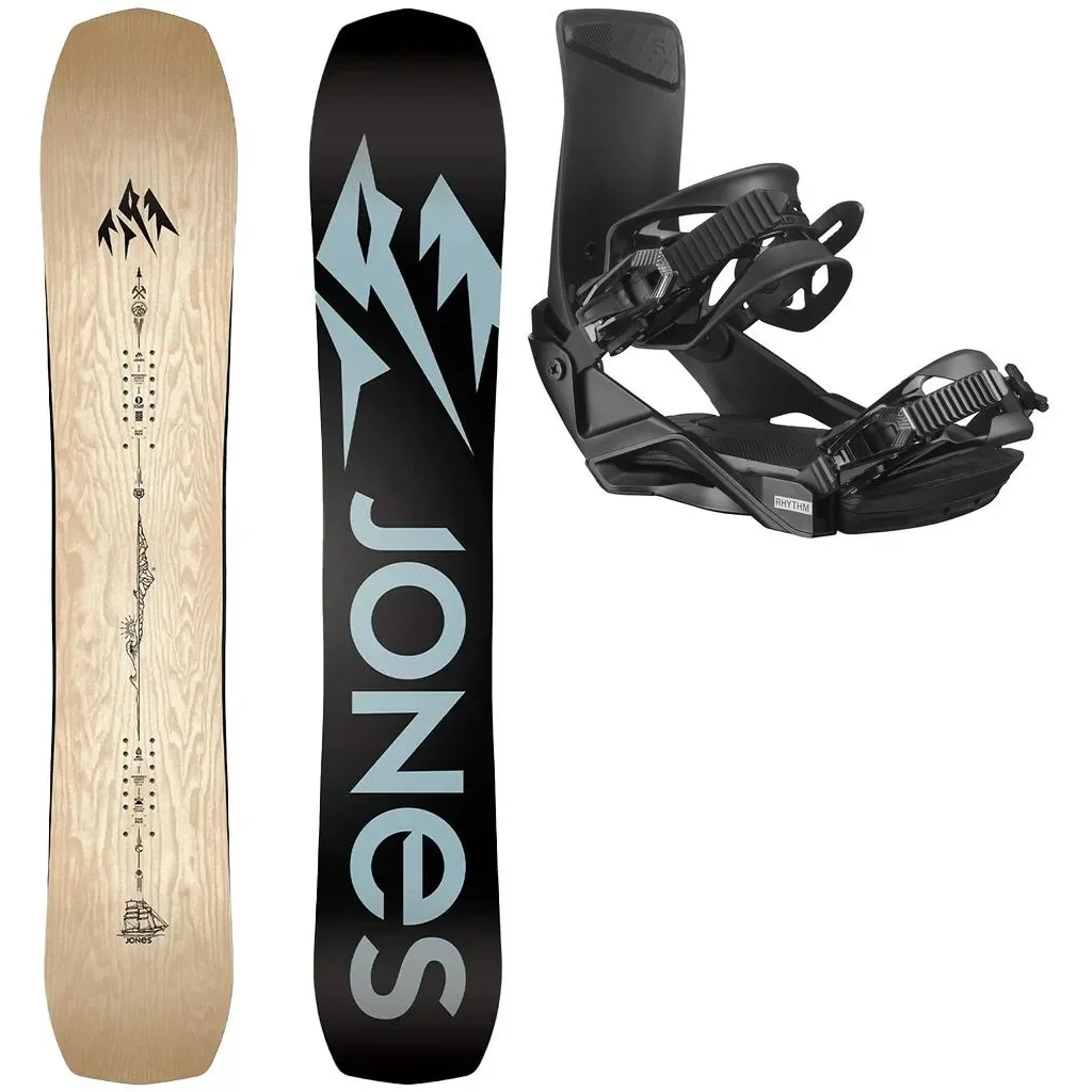 JONES Flagship Wide + Fix SALOMON Rhythm /black