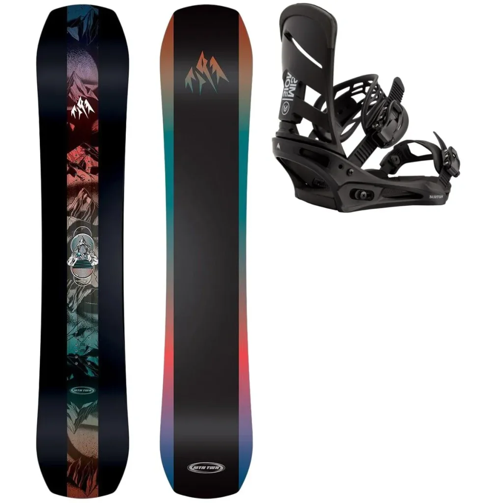 JONES Mountain Twin + Fix BURTON Mission /noir