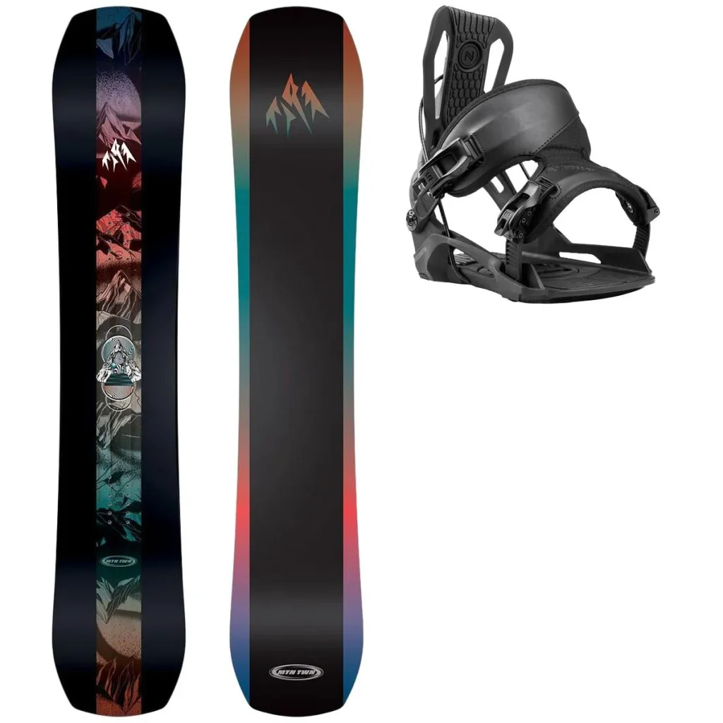 JONES Mountain Twin + Fix NIDECKER Flow Nexus /noir