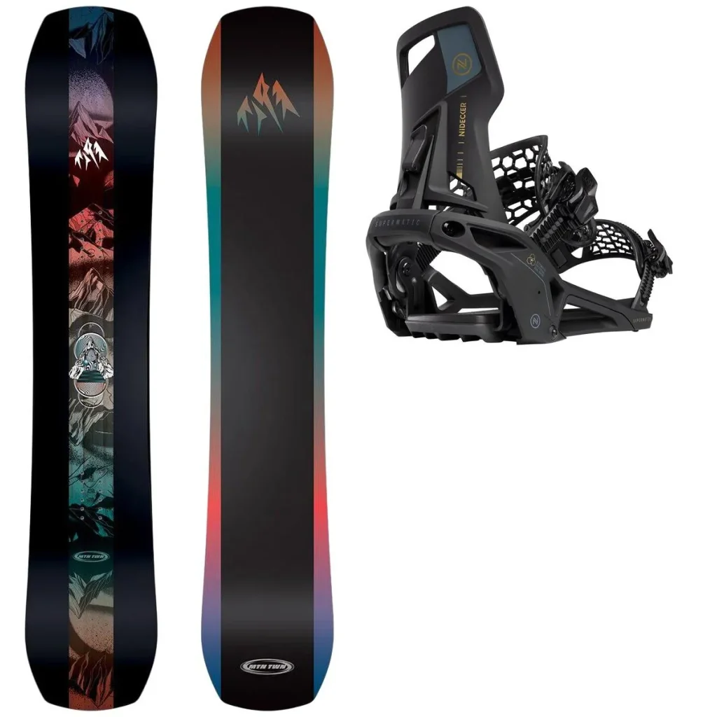 JONES Mountain Twin + Fix NIDECKER OG Supermatic /noir