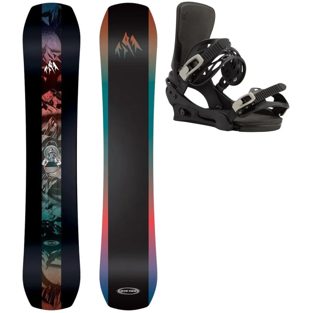 JONES Mountain Twin Wide + Fix BURTON Cartel /noir