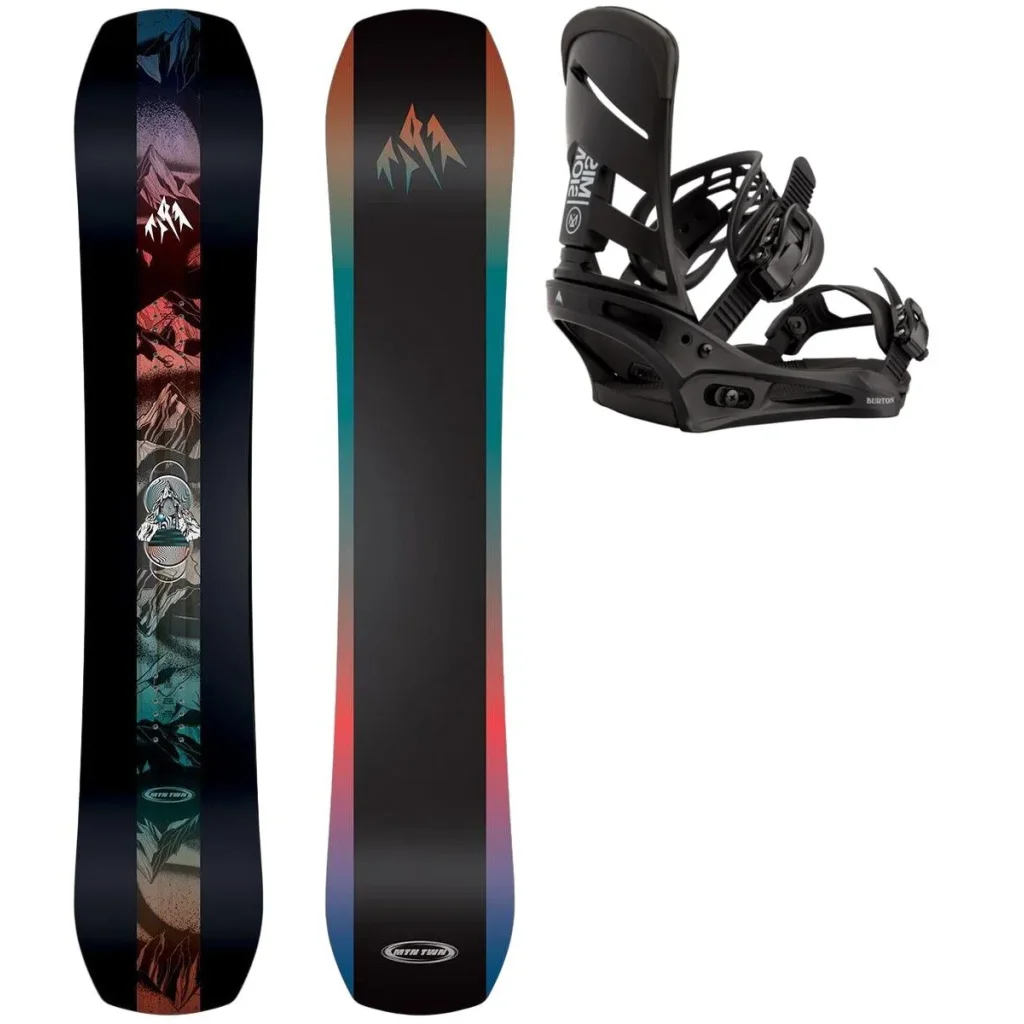 JONES Mountain Twin Wide + Fix BURTON Mission /noir